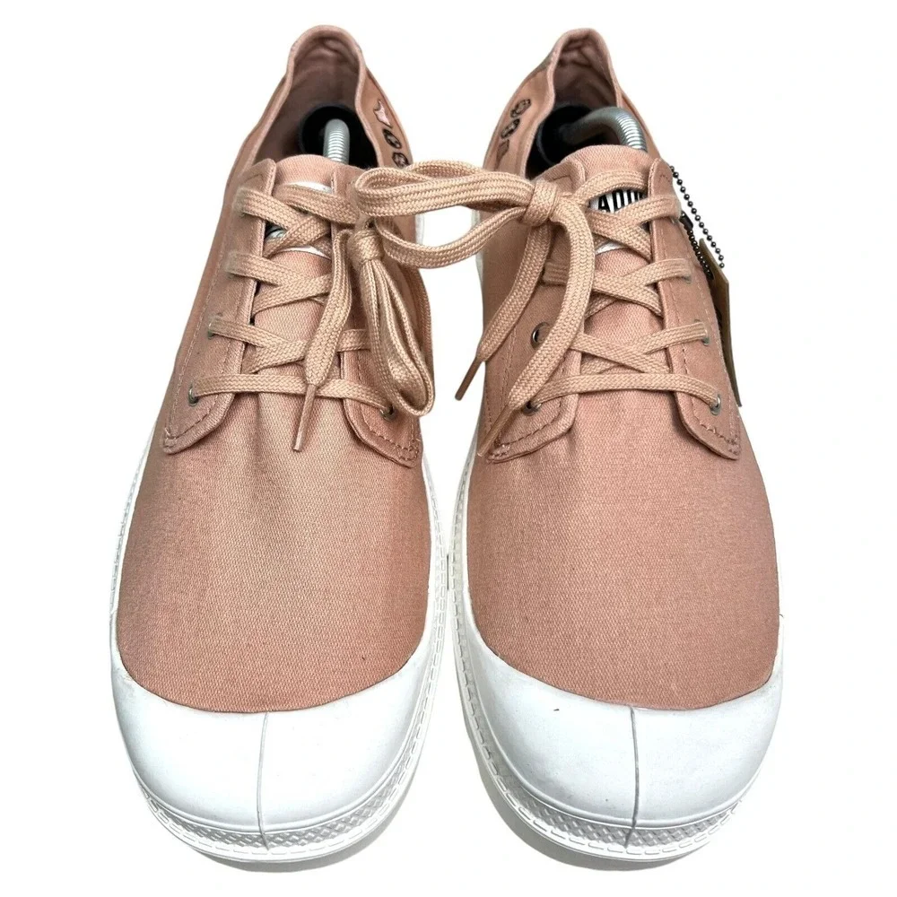 Palladium Earth Collection Mens Sneaker Bumper Toe Lug Soles Low Top Rose Sz 12